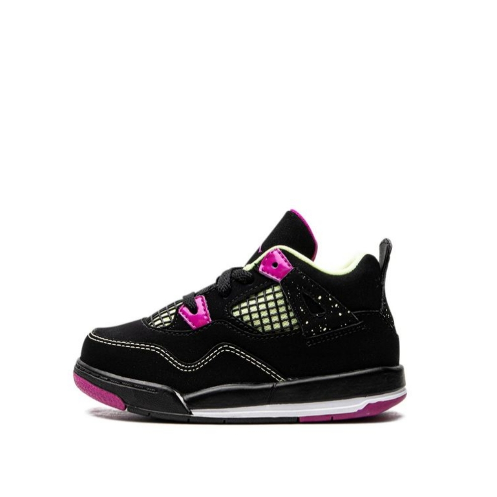 Jordans Toddler Shoes Air Jordan 4 Retro GT Black/Fuchsia  size 5